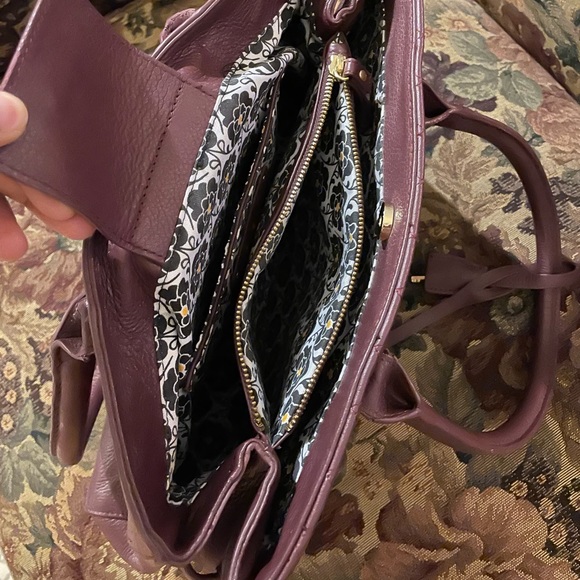 Emma Fox Windham Quilted Leather Satchel! - Picture 5 of 7